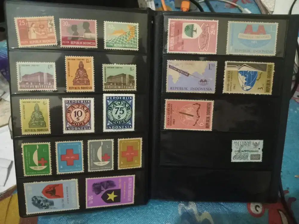 Aneka perangko jaman dulu