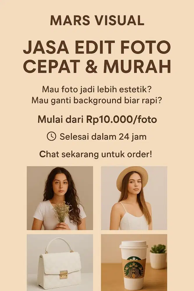 ✨ Jasa Edit Foto Profesional | Before-After Keren & Estetik