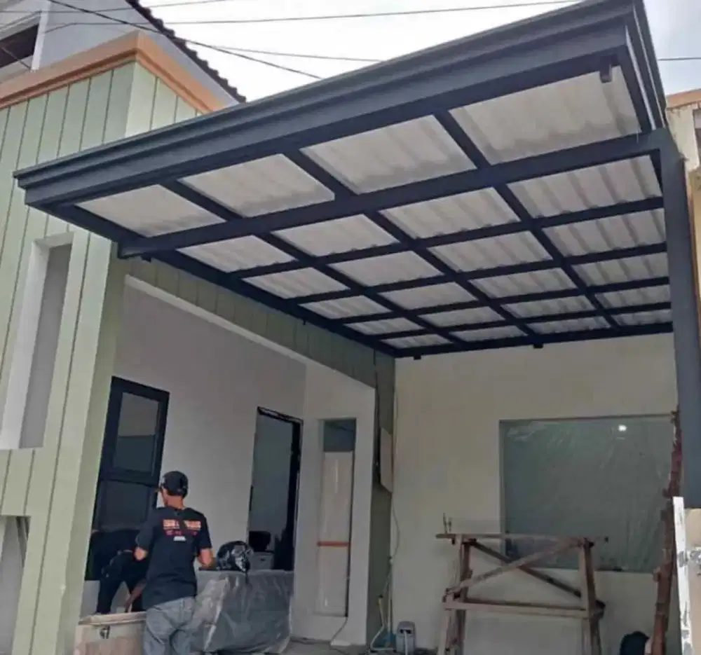Kanopi atap alderon pelapon PVC dll