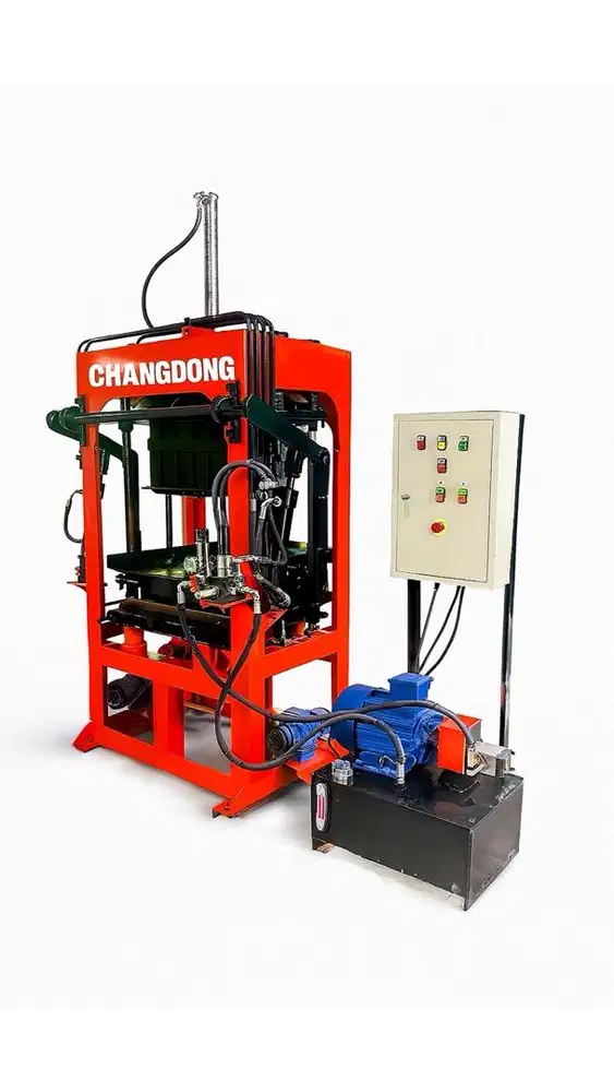 Mesin paving block & batako hidrolik