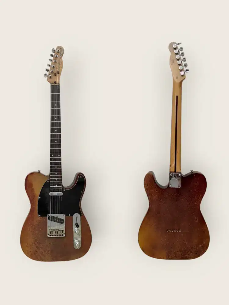 Squier telecaster standard series walnut finish indonesia thn 2006