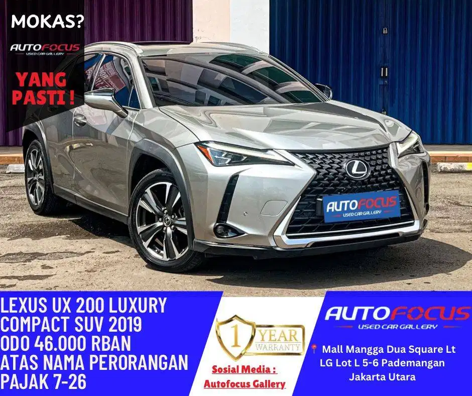 Lexus UX200 ux 200 Luxury AT nik 2019 Compact SUV Abu
