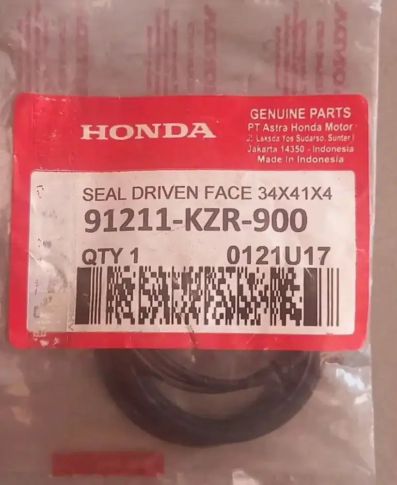 BU DIJUAL CEPAT SEAL PULLY CVT VARIO ORIGINAL HONDA BARU HARGA NEGO