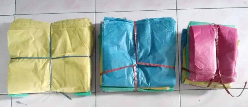 Plastik kresek warna waru siap kirim