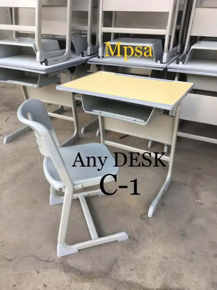 Meja Sekolah besi/Kursi Sekolah besi/Meja belajar besi/kursi belajar