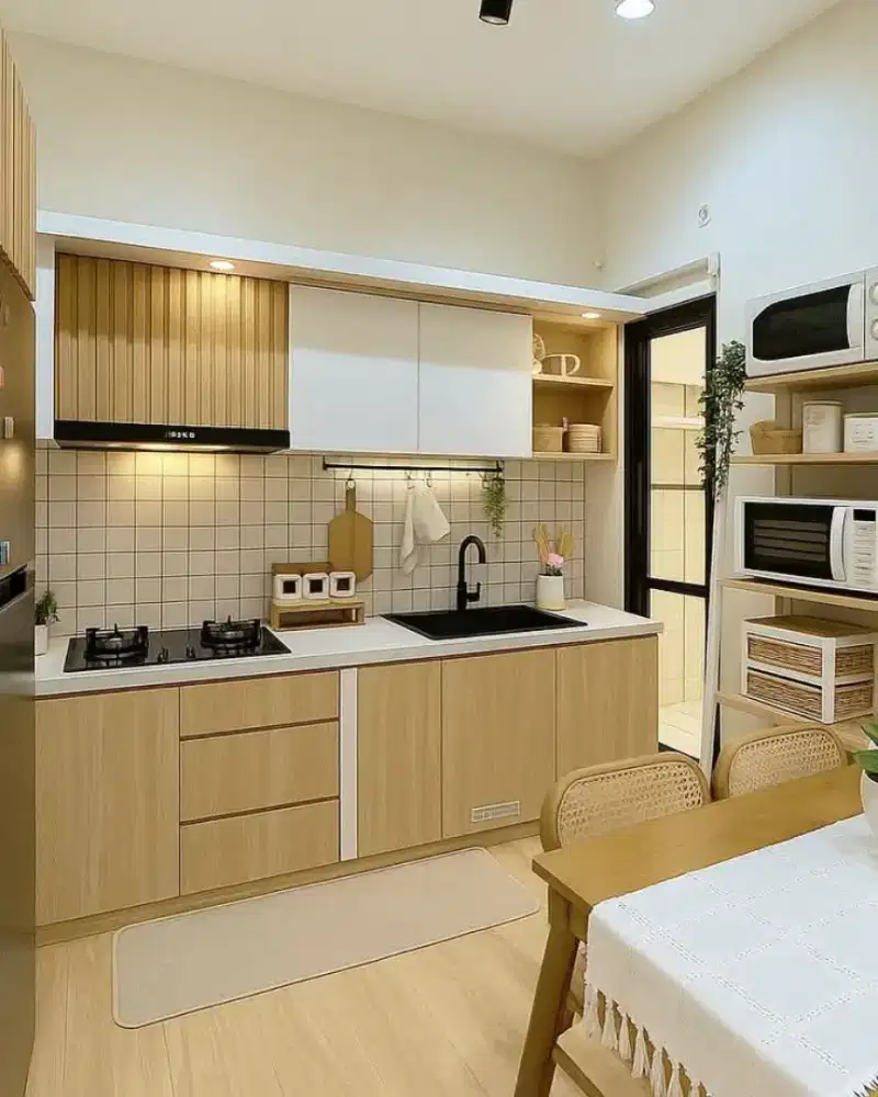 FURNITURE CUSTOM KITCHEN SET MINIMALIS