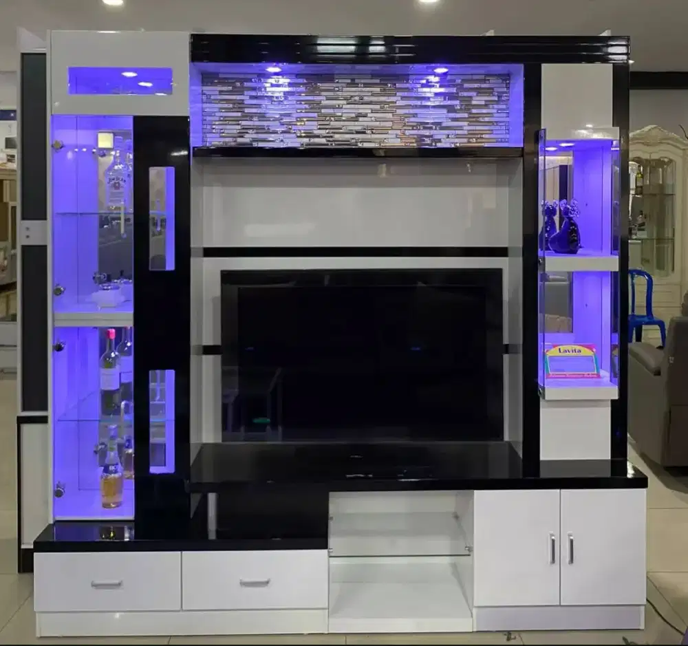 Rak tv import/lemari tv/bufet tv/lemari hias/sekat/partisi/pembatas