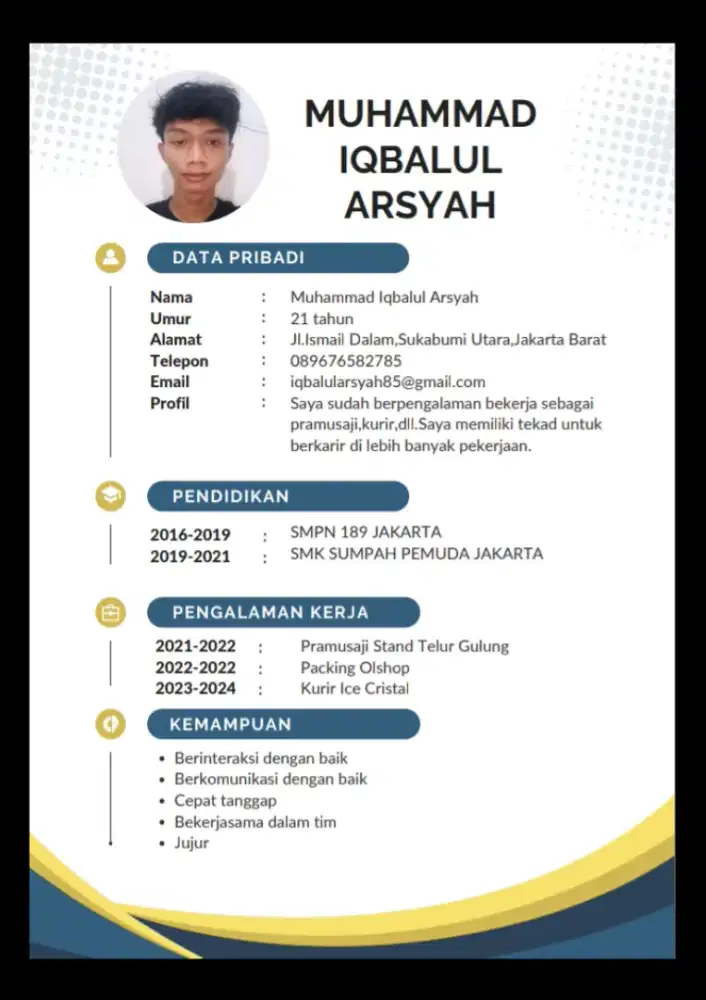 Butuh kerja apa saja