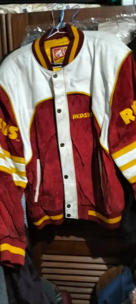 JUAL JACKET KULIT ASLI UKURAN XXL KONDISI SEPERTI BARU