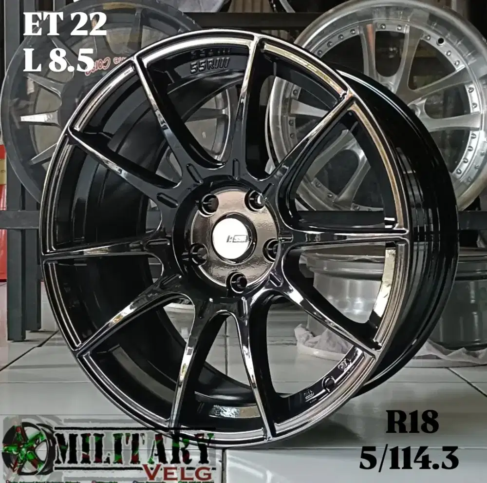 SSR GTX ROA Flowforming R18 Blackglossy