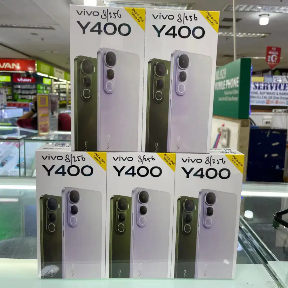 Vivo Y400 ram 8gb+8gb/256gb baru garansi resmi harga Promo