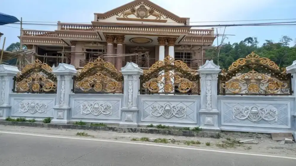 Bengkel las Lampung tralis kanopi pintu pagar gerbang tangga