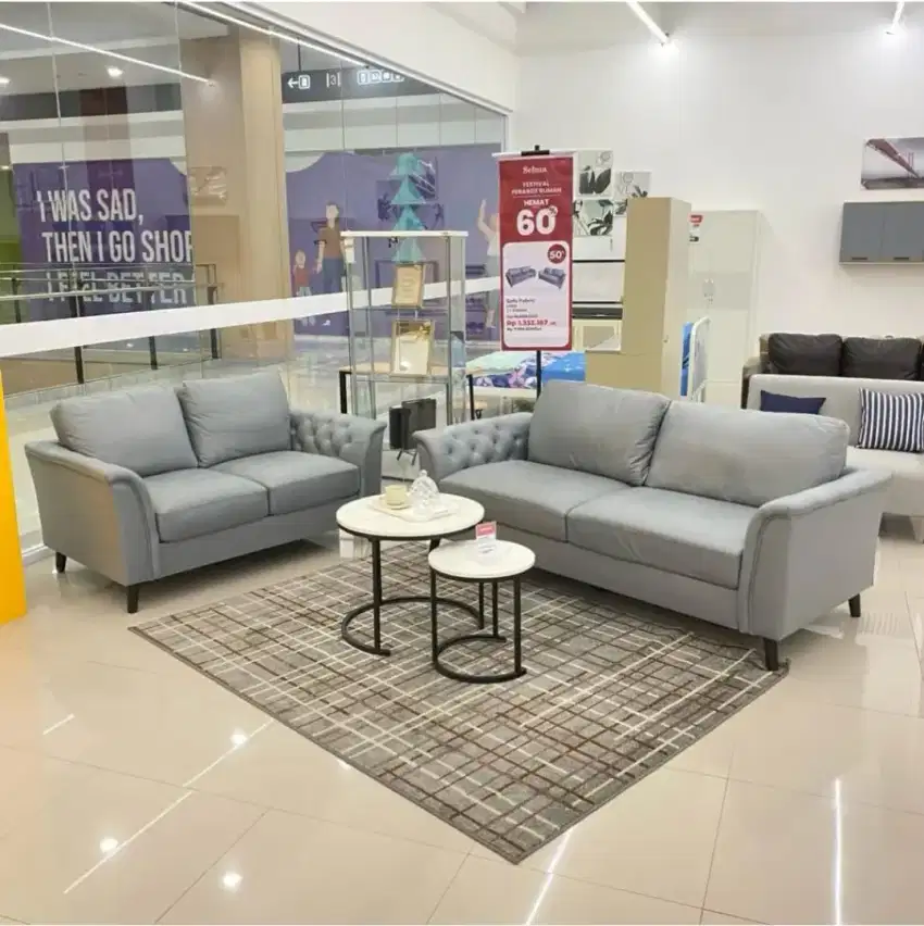 Sofa Set Lora 2S+3S Bisa Cicilan Hingga 0%