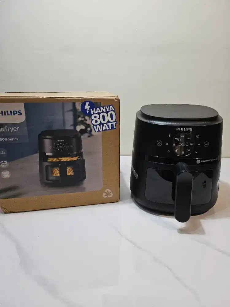Philips air fryer BARU 100 % transparan best compact 3,2 liter