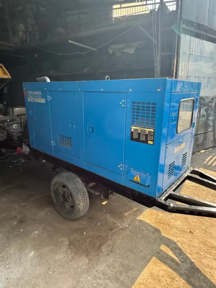 Dijual genset 25 kva merk highlander mulus terawat