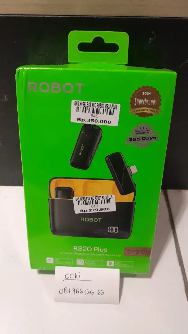 WIRELESS MIC ROBOT RS20 PLUS ATLANTIS DAHSYAT