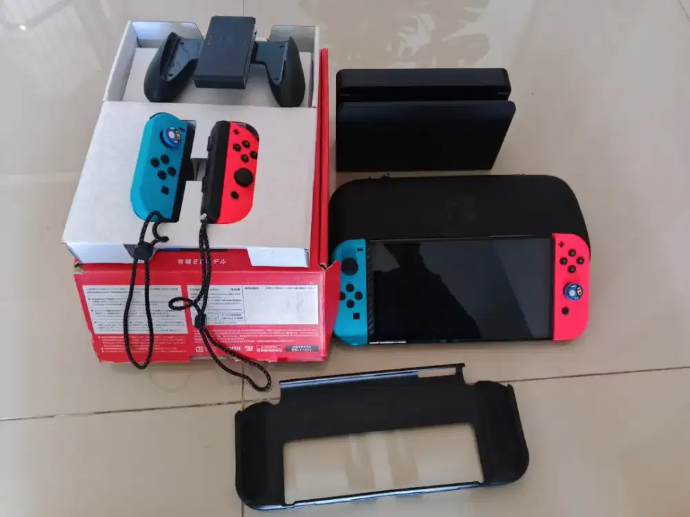 Nintendo switch OLED neon 512gb full games