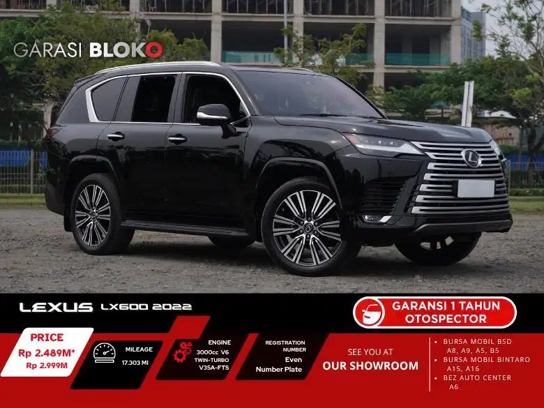 Lexus Lx600 2022 4x4 3.5T V6