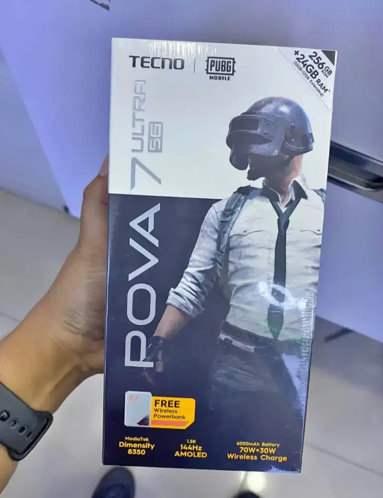 Tecno Pova 7 Ultra 5G 12+12/256 Garansi Resmi