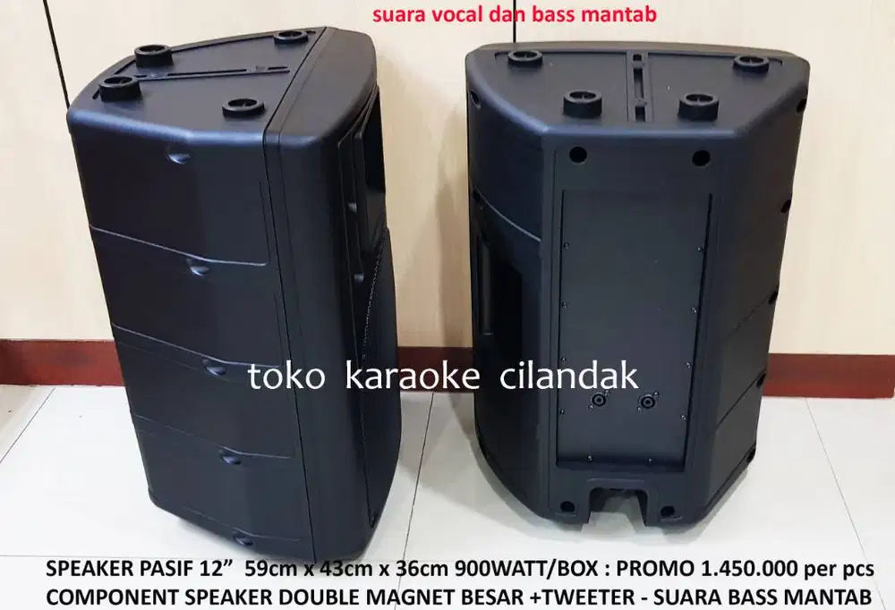 SPEAKER PASIF 12  COCOK UNTUK KARAOKE RESTORAN CAFE SENAM MASJID MUSHO