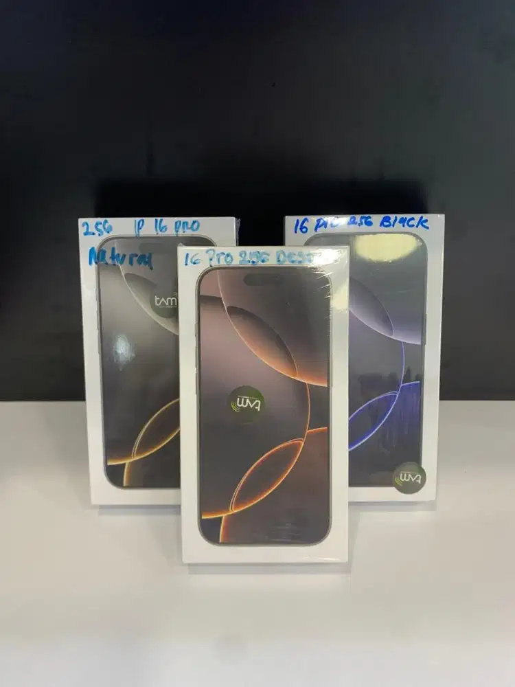 iPhone 16 Pro 256GB New Resmi iBox/TAM