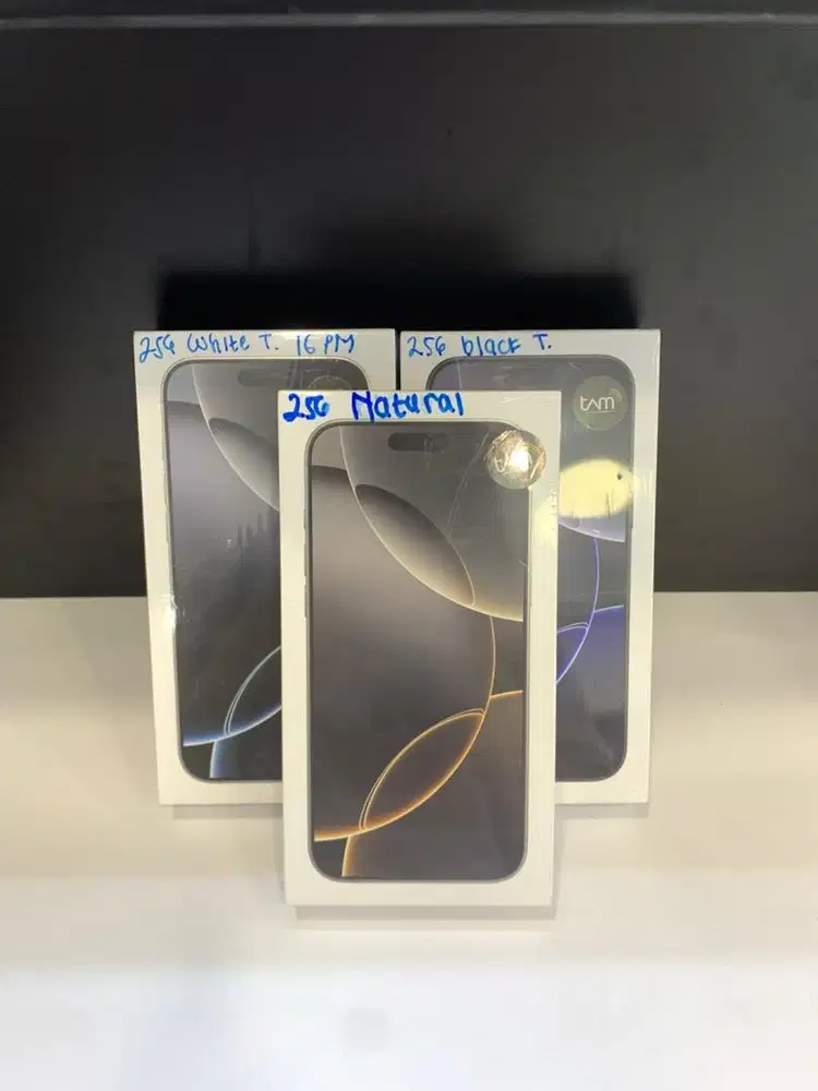 iPhone 16 Pro Max 256GB New Resmi iBox/TAM