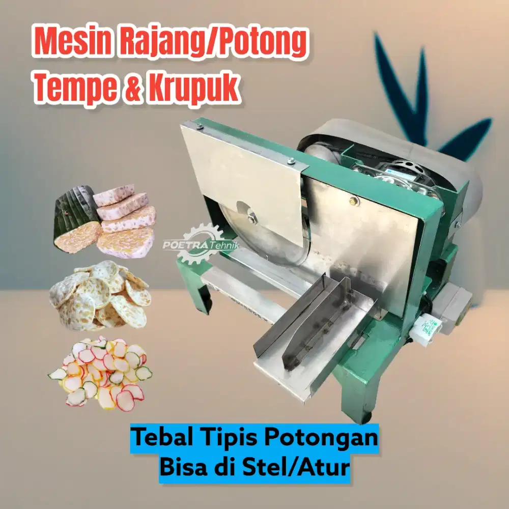 Mesin Perajang Tempe - Krupuk Membuat Kripik & Alat Pemotong Serbaguna