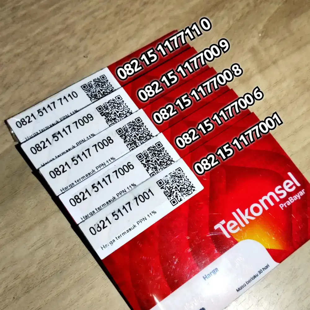 Nomor cantik Telkomsel aabbcc