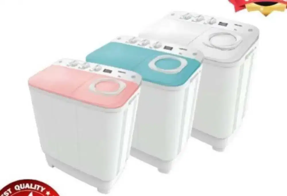 Bisa Cicilan.Toshiba Mesin Cuci 2Tabung 7,5Kg (VH-H75MN)~SuperJet Spin