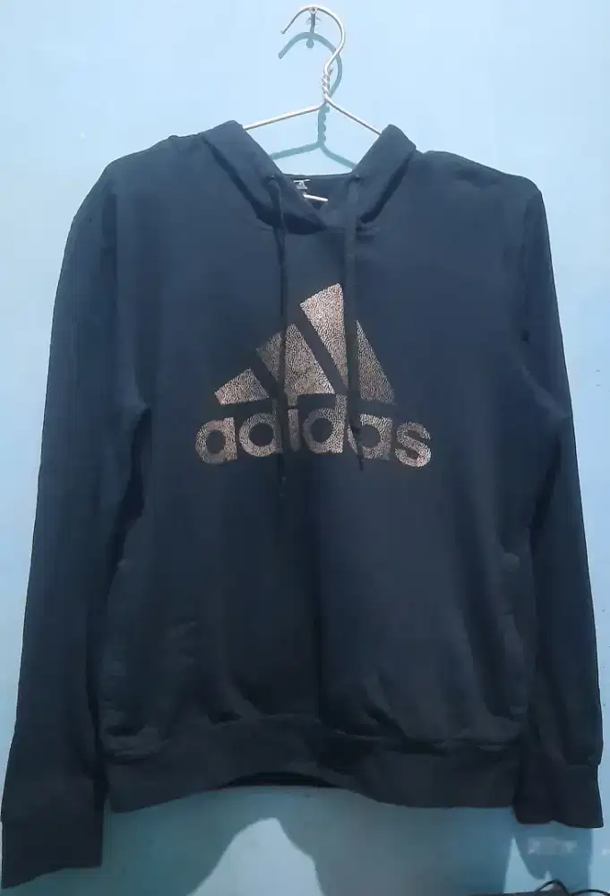 HOODIE ADIDAS HITAM