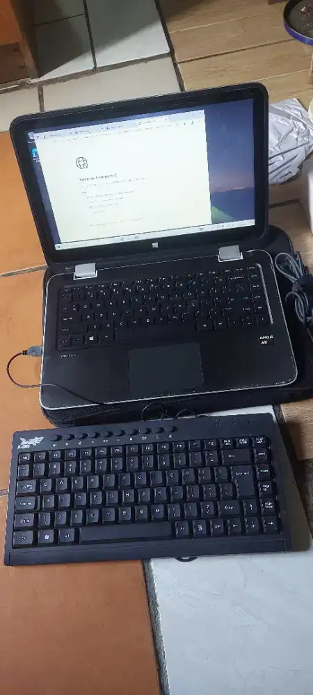 Laptop HP 14 touchscreen Amd A8