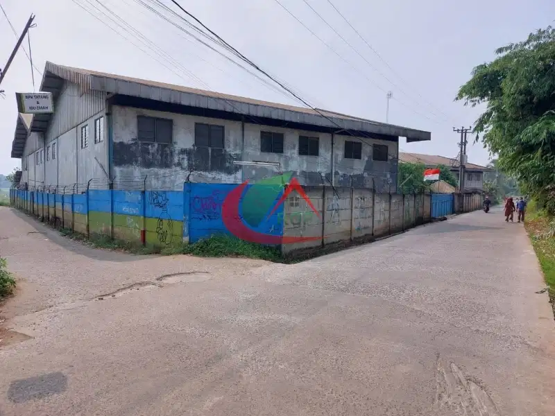 DIJUAL GUDANG BEKAS PABRIK DI PASIR ANGIN CILEUGSI AKSES 20 FEET