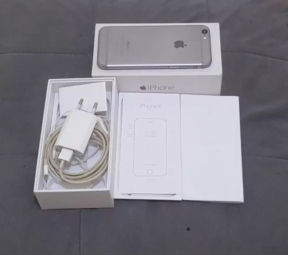 iphone 6 silver rare 16gb full sett