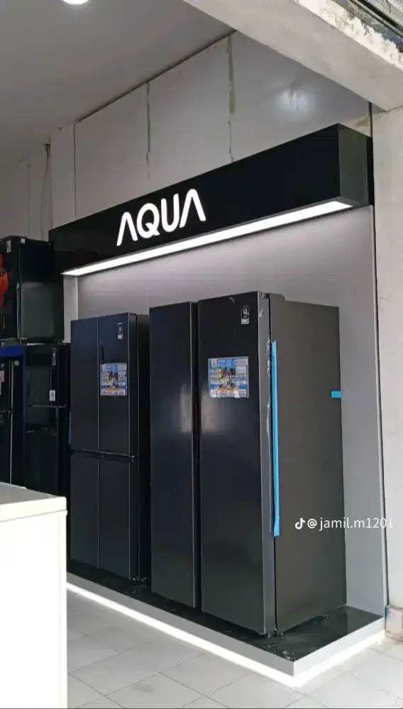 Kredit kulkas 2pintu side by side merk aqua mulai tanpa dp
