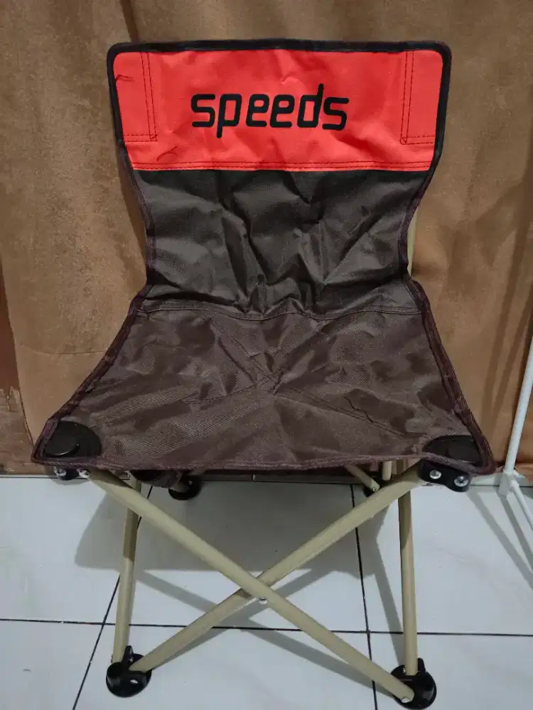 Kursi Lipat/camping/mancing/gunung Merk Speeds Uk.XL 36x36x58cm