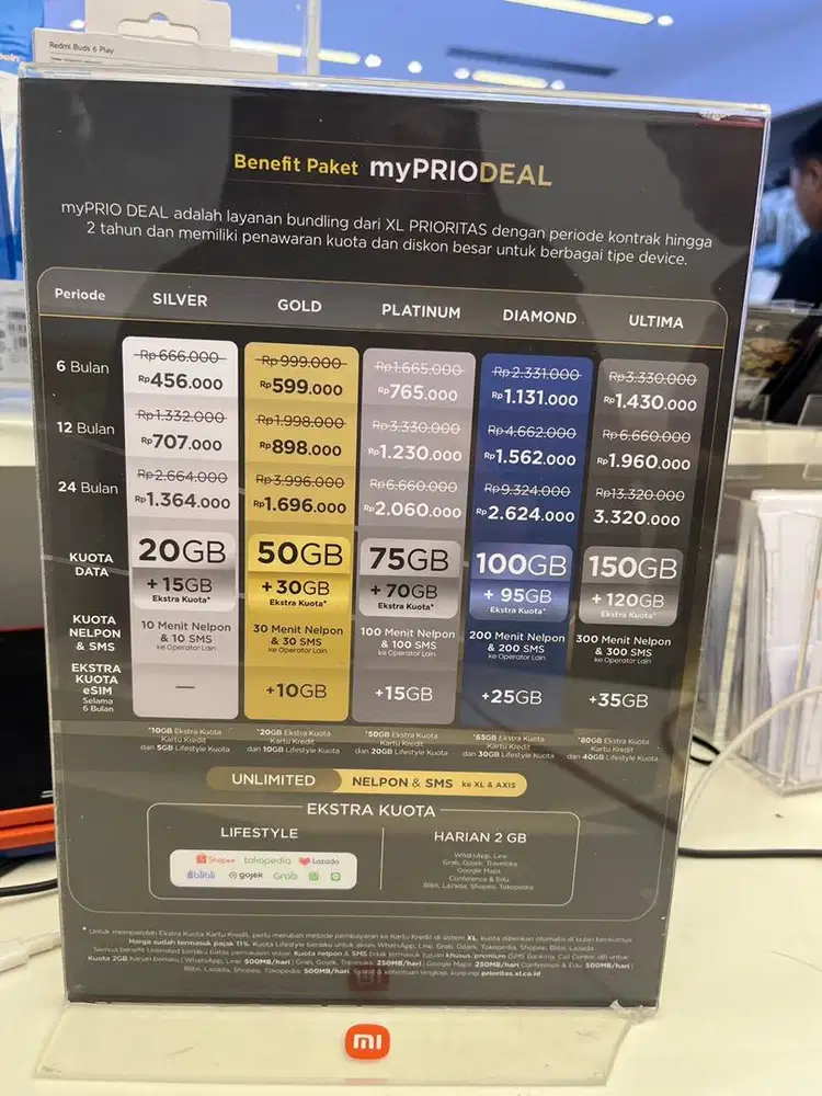 XL prioritas kuota 60GB