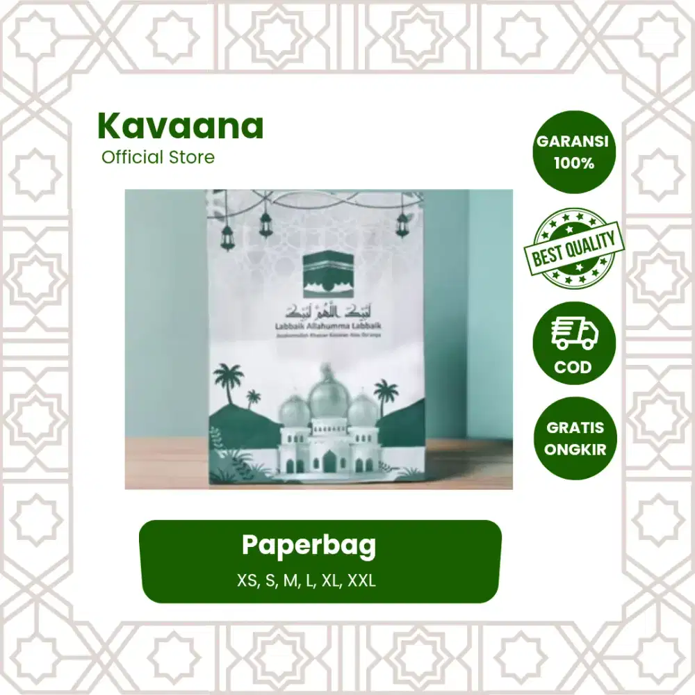 Paperbag Oleh Oleh Haji Umroh | Tas Kertas Haji Umroh