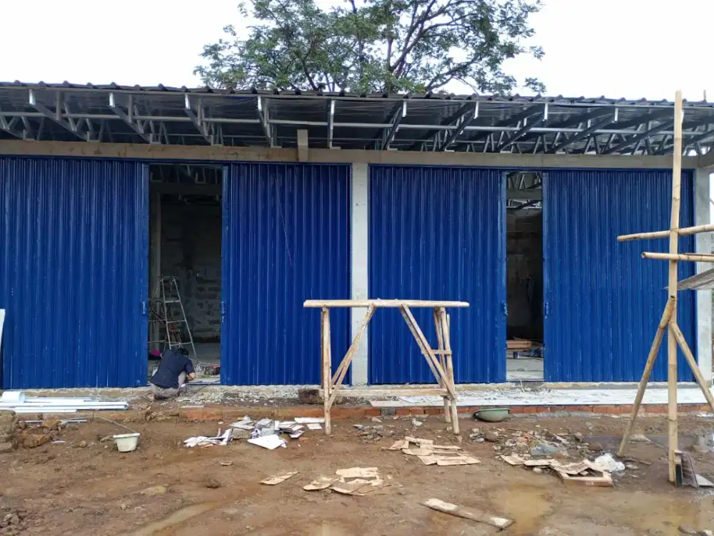 Folding gate, rolling door, kusen aluminium