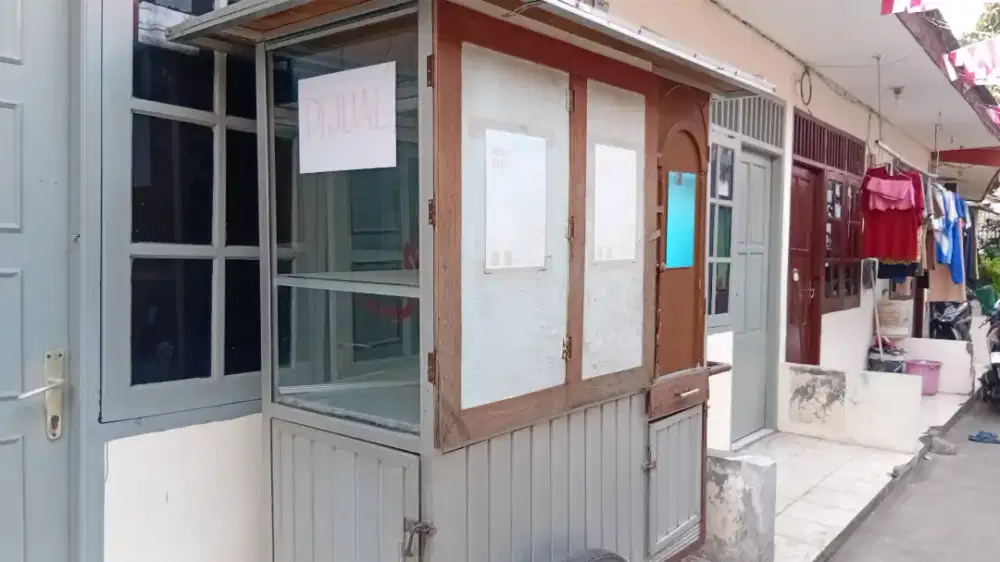 Gerobak jualan alumunium kaca