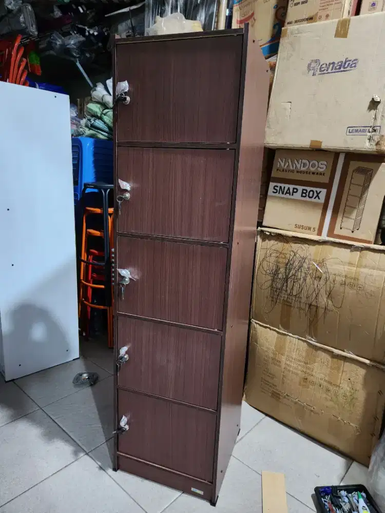 Rak buku rak serbaguna 5 tingkat