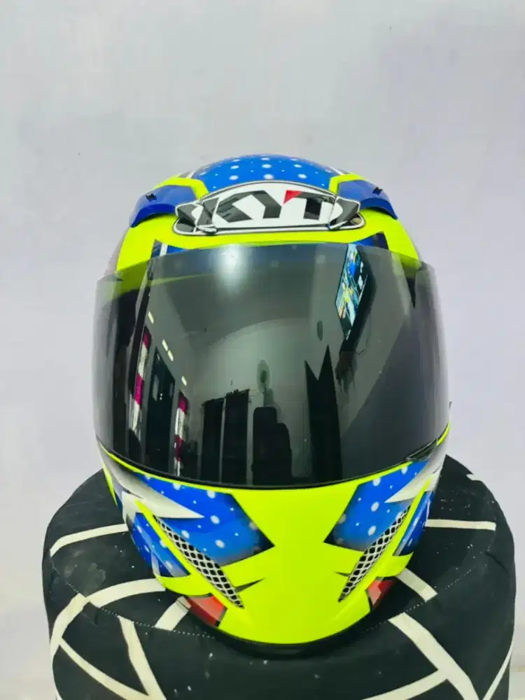 Helm balap kyt C4 tech ex race mulus