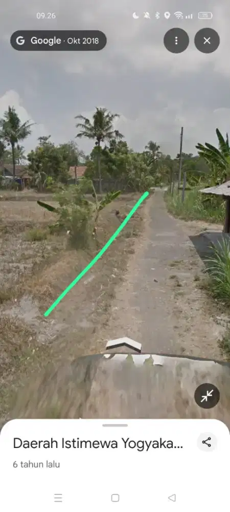 Disewakan murah tanah Utara pasar rejondani jl palagan km 10 Ngaglik