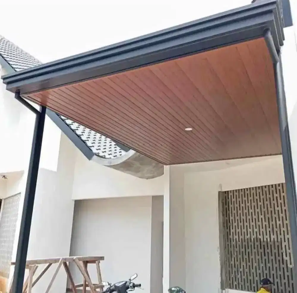 Kanopi atap alderon pelapon PVC dll