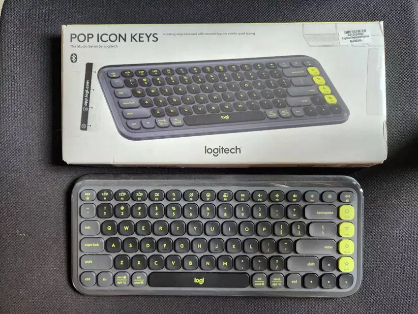 Logitech POP ICON KEYS Keyboard Bluetooth Wireless Easy-Switch