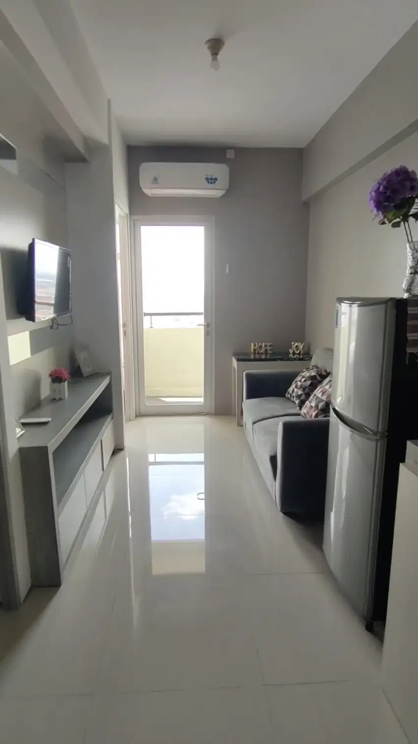 JUAL MURAH Apartemen Gunawangsa Tidar 1 / 2 BR Full Furnish Siap Huni