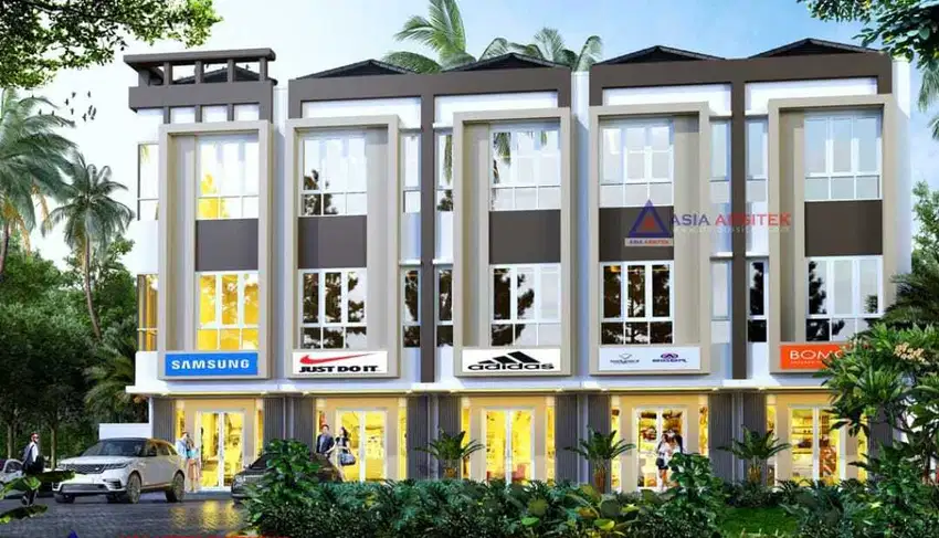 JUAL Ruko BARU 3 Lantai Raya Manyar Indah Ramai Strategis