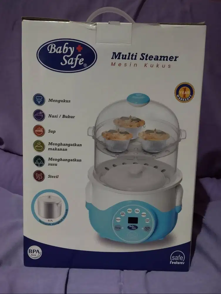 Mesin Kukus Baby Safe Multi Steamer