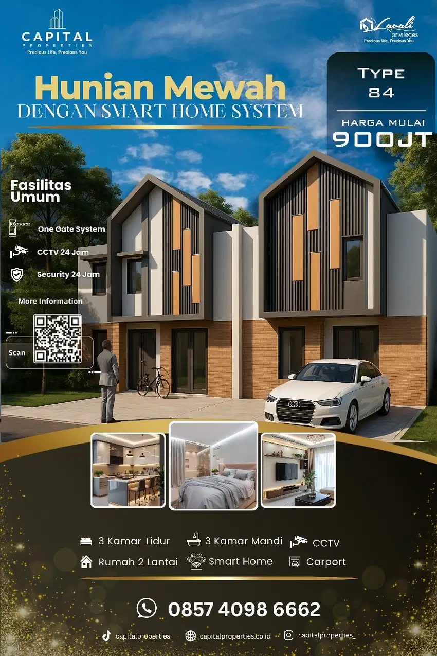 Rumah Mewah 2 lantai Purwokerto Barat