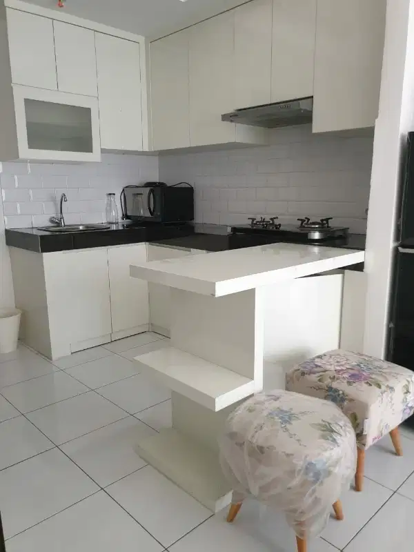 disewakan apartemen casa de parco type 1 bedroom siap huni furnish