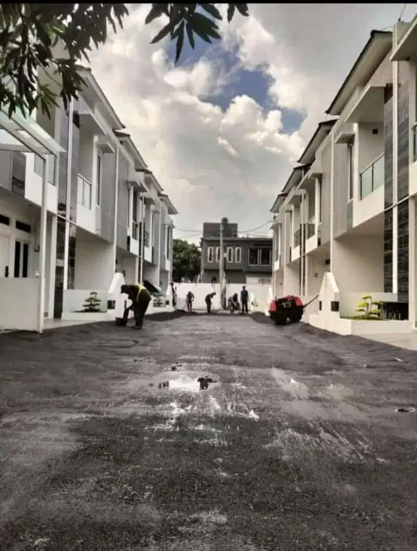 rumah baru mewah 2 lantai di pisangan baru jakarta timur